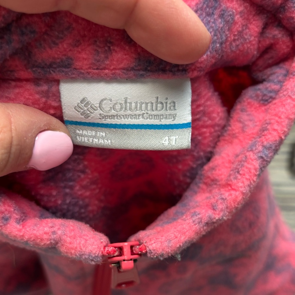 * | Columbia | fleece coat. Size 4T. - Picture 4 of 4